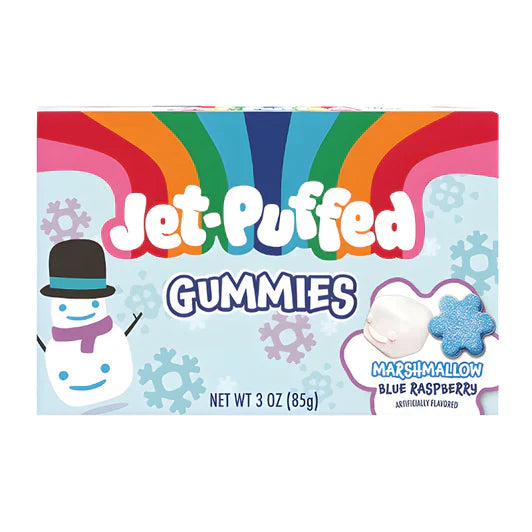 Jet-Puffed Gummies Marshmallows Blue Raspberry 85g