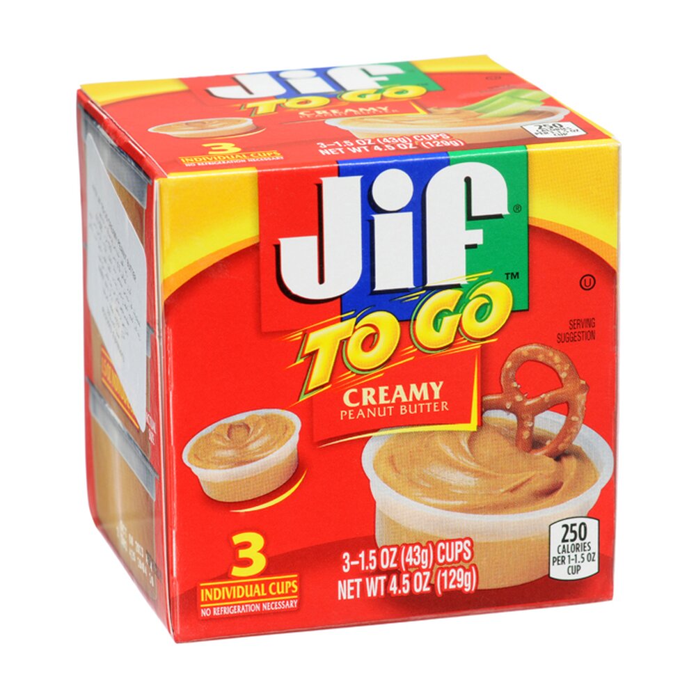 JIF To Go Creamy Peanut Butter 129g