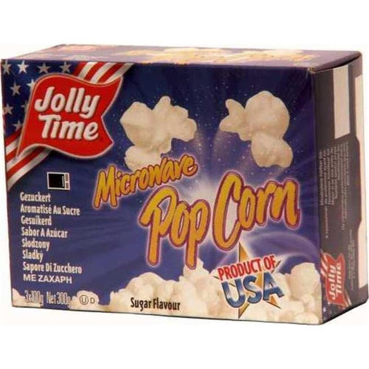 Jolly Time Microware Popcorn Sugar Flavor - 300g (MHD ABGELAUFEN 10.10.2025)