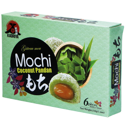 Kaoriya Mochi Coconut Pandan 210g