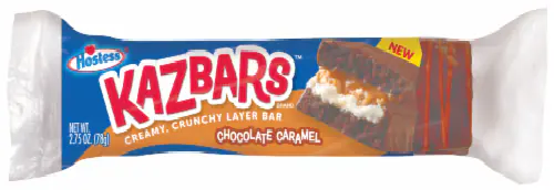Hostess Kazbars Chocolate Caramel 78g