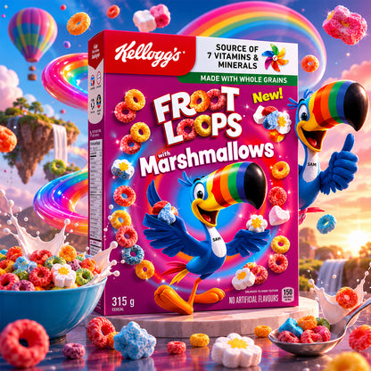 Kellogg's Froot Loops mit Marshmallow 315g