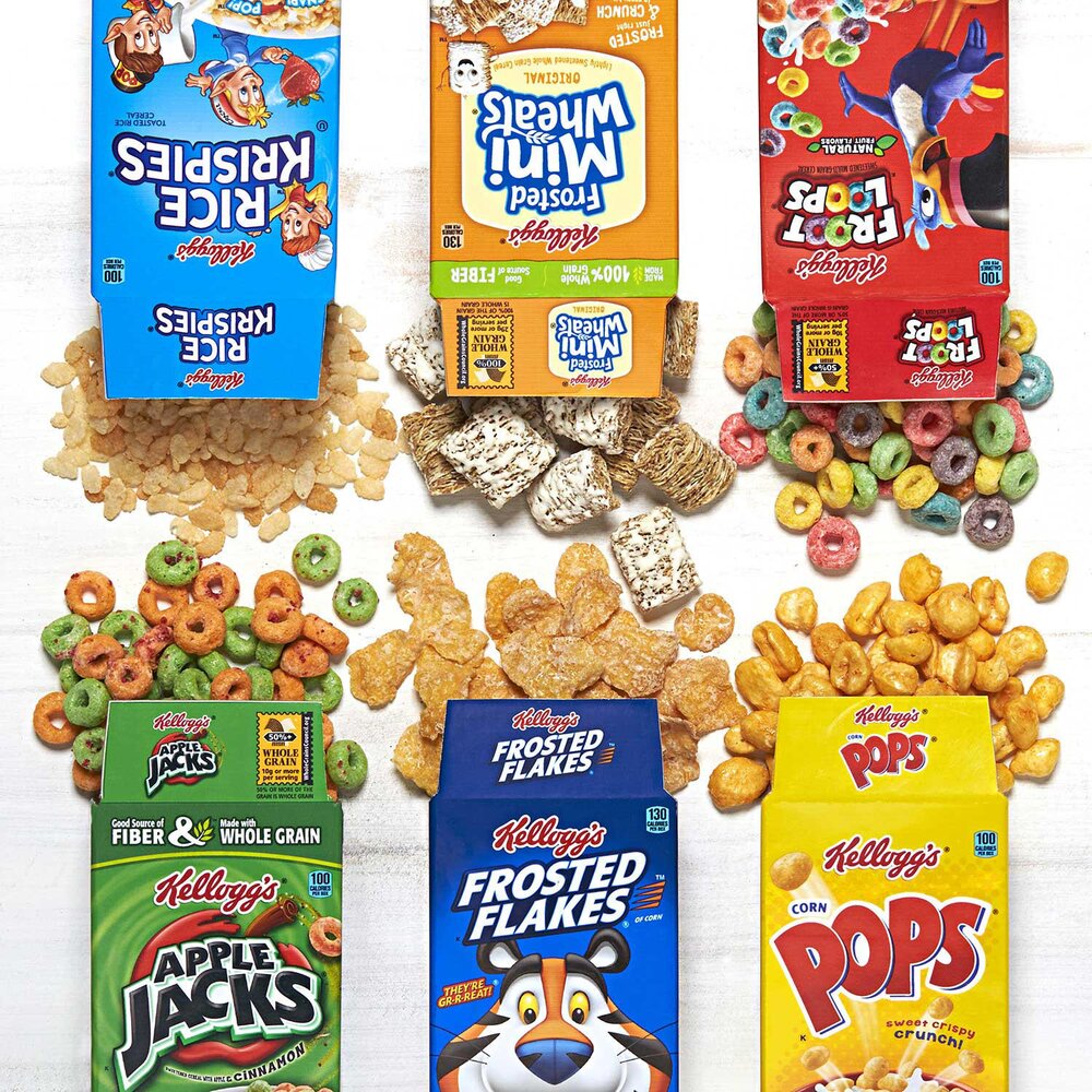 Kelloggs Jumbo Assortment Pack 927g 30 Stück