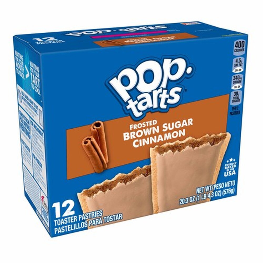 Kellogg's Pop-Tarts Frosted Brown Sugar Cinnamon - 12 Stück - 576g