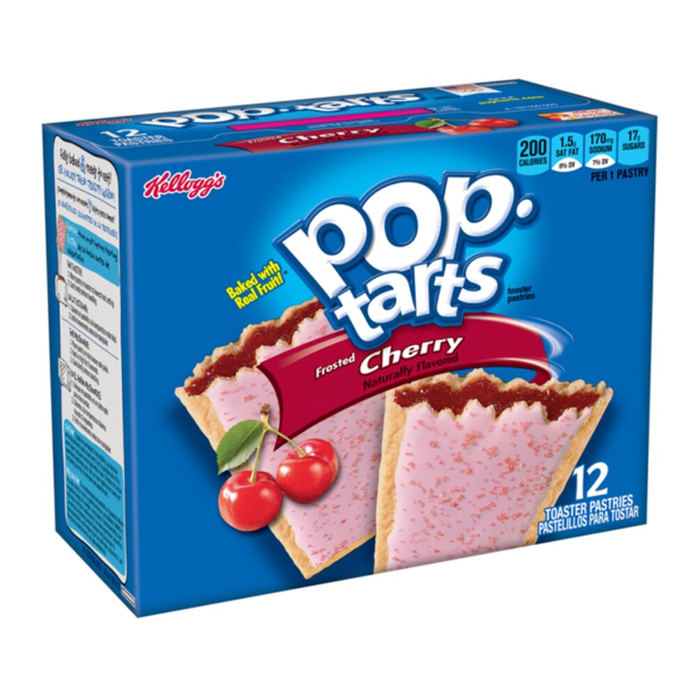 Kellogg's Pop-Tarts Frosted Cherry - 12 Stück - 576g