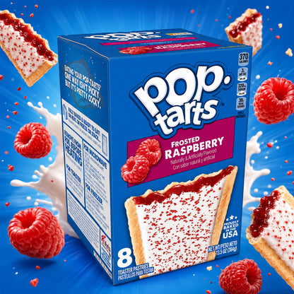 Kellogg's Pop-Tarts Frosted Raspberry 8 Stück 384g