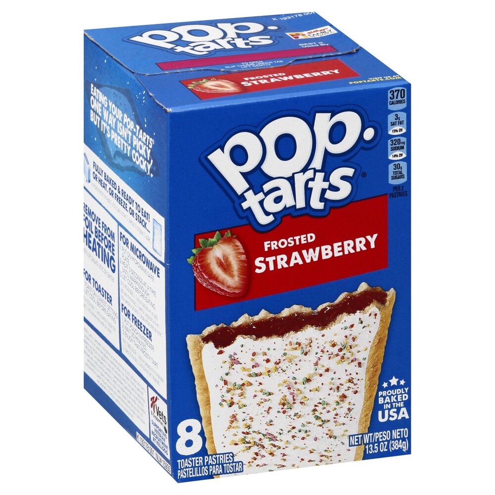 Kellogg's Pop-Tarts Frosted Strawberry 384g