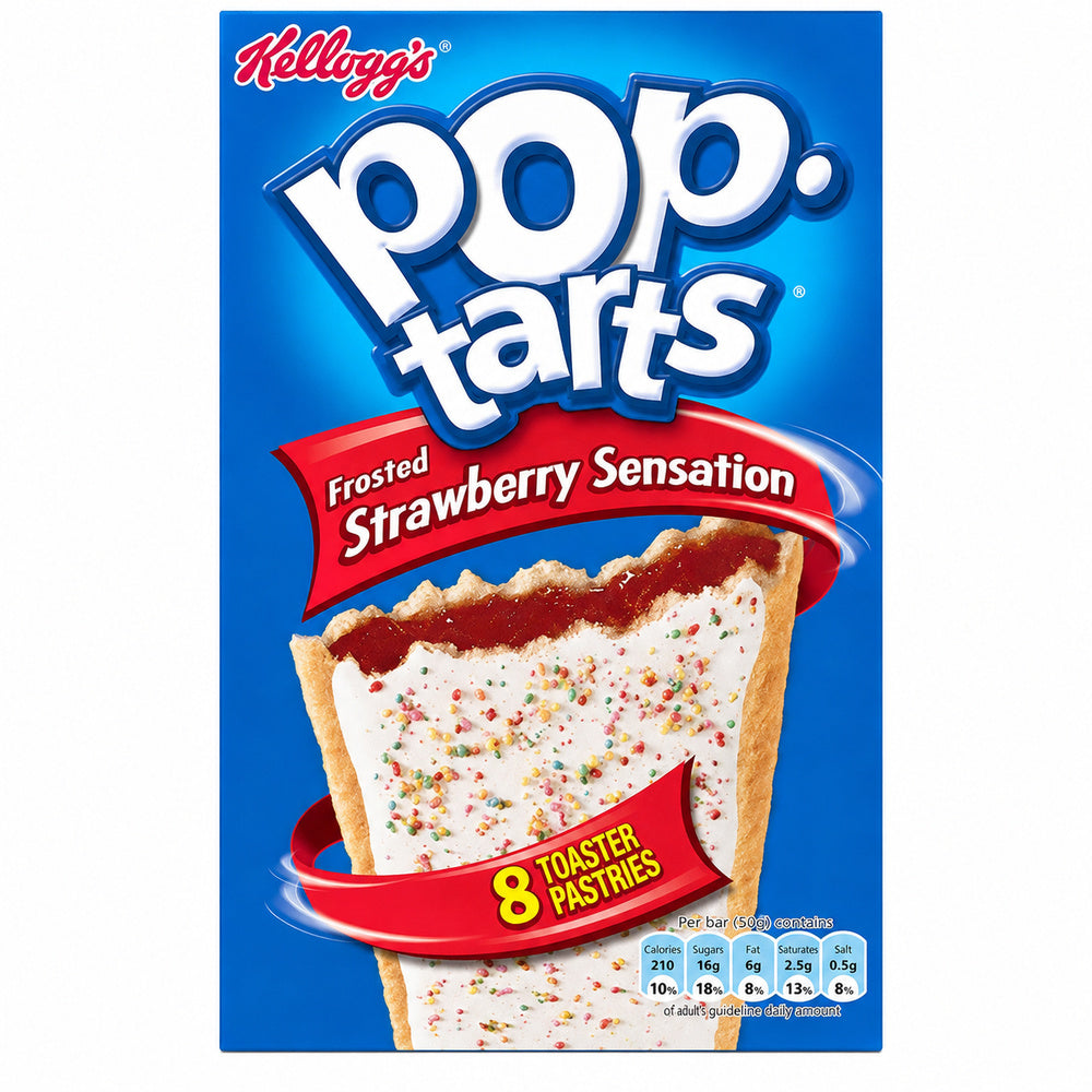 Kellogg's Pop-Tarts Frosted Strawberry Sensation 8 Stück 384g