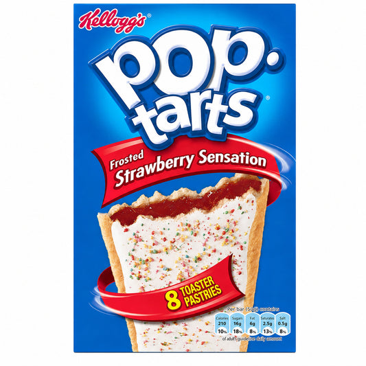 Kellogg's Pop-Tarts Frosted Strawberry Sensation 8 Stück 384g