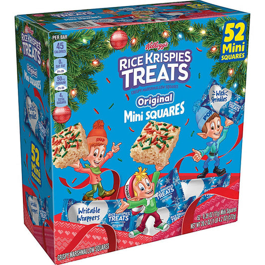 Kellogg's Rice Krispies Treats Original mini squares 52 pack 572g