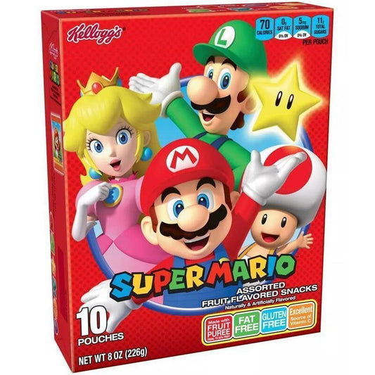Kellogg's Super Mario Fruit Flavored Snack 226g