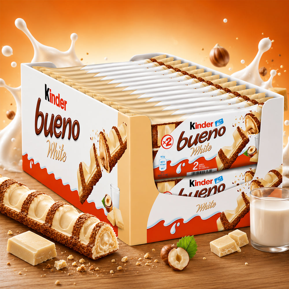 Kinder Bueno White 2er 30 x 39g Vorratspack