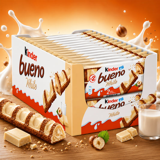 Kinder Bueno White 2er 30 x 39g Vorratspack