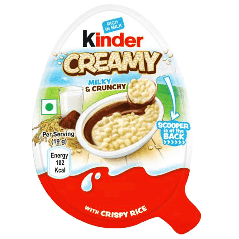 Kinder Creamy Milky & Crunchy 19g