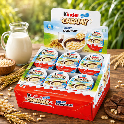 Kinder Creamy Milky & Crunchy 24 x 19g Vorratspack