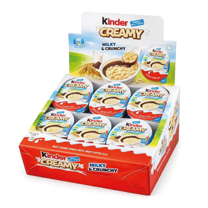Kinder Creamy Milky & Crunchy 24 x 19g Vorratspack