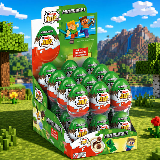 Kinder Joy X Minecraft Edition 24 x 20g Vorratspack
