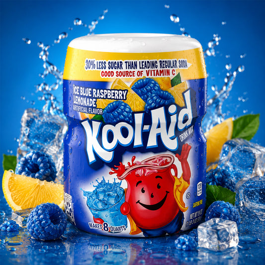 Kool Aid Drink Mix Ice Blue Raspberry Lemonade 567g