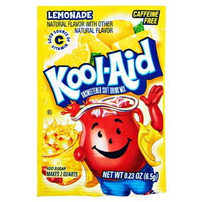 Kool Aid Unsweetened Drink Mix Lemonade 3,6g