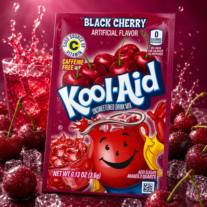 Kool Aid Unsweetened Drink Mix Black Cherry 3,6g