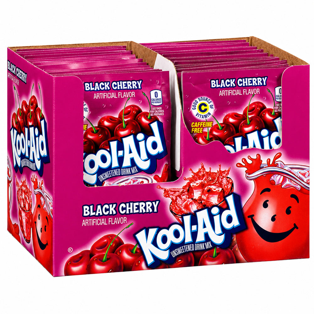 Kool Aid Unsweetened Drink Mix Black Cherry 48 x 3,6g Vorratspack