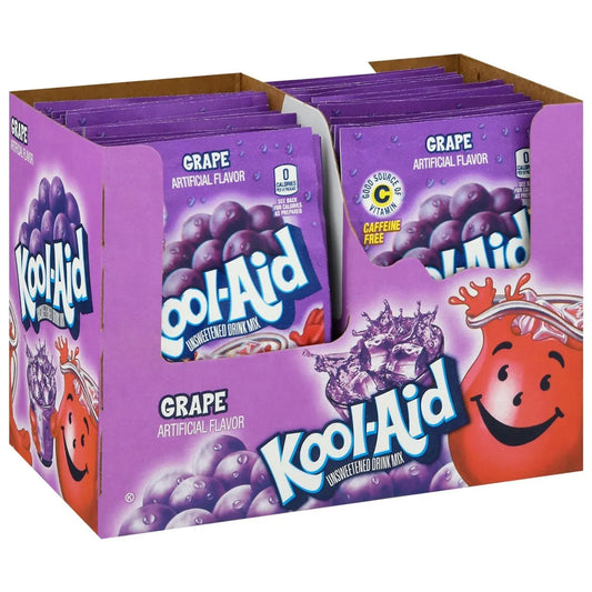 Kool Aid Unsweetened Drink Mix Grape 48 x 3,9g Vorratspack