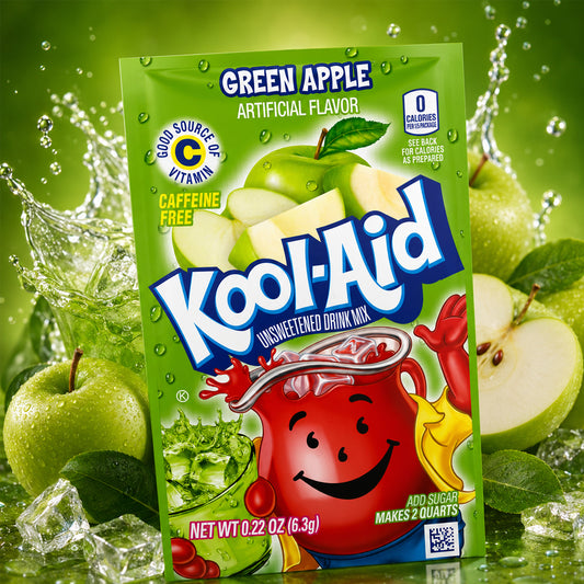 Kool Aid Unsweetened Drink Mix Green Apple 6,3g