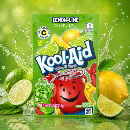 Kool Aid Unsweetened Drink Mix Lemon Lime 3,6g