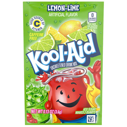 Kool Aid Unsweetened Drink Mix Lemon Lime 3,6g