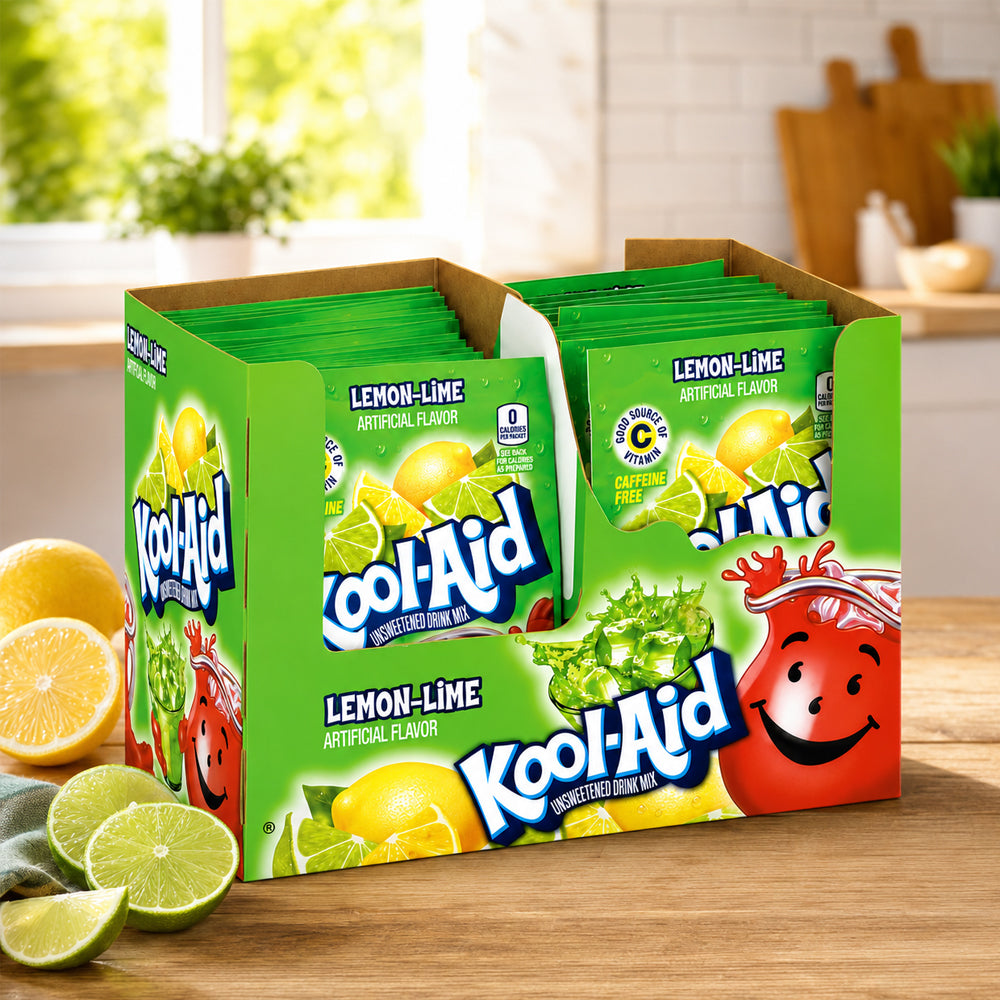 Kool Aid Unsweetened Drink Mix Lemon Lime 48 x 3,6g Vorratspack