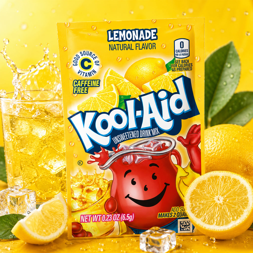 Kool Aid Unsweetened Drink Mix Lemonade 3,6g