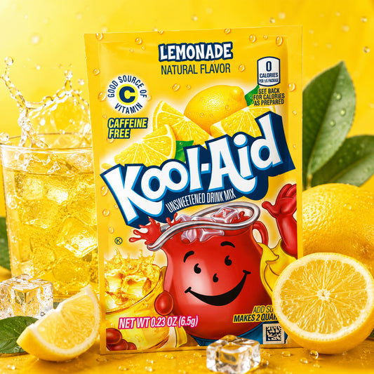 Kool Aid Unsweetened Drink Mix Lemonade 3,6g