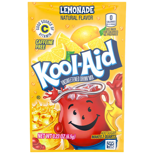 Kool Aid Unsweetened Drink Mix Lemonade 3,6g