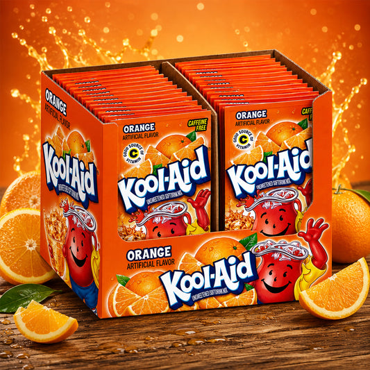 Kool Aid Unsweetened Drink Mix Orange 48 x 4,2g Vorratspack