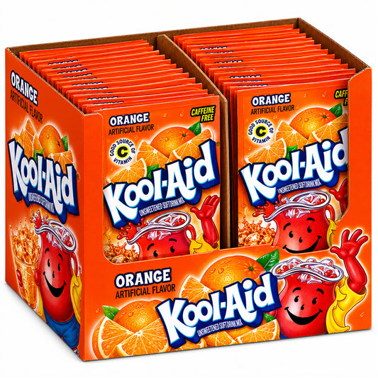 Kool Aid Unsweetened Drink Mix Orange 48 x 4,2g Vorratspack