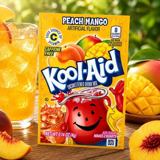 Kool Aid Unsweetened Drink Mix Peach Mango 4g