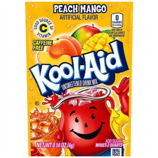 Kool Aid Unsweetened Drink Mix Peach Mango 4g