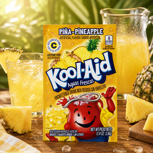 Kool Aid Unsweetened Drink Mix Pina-Pineapple 3,9g