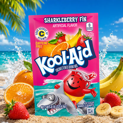 Kool Aid Unsweetened Drink Mix Sharkleberry Fin 4,6g