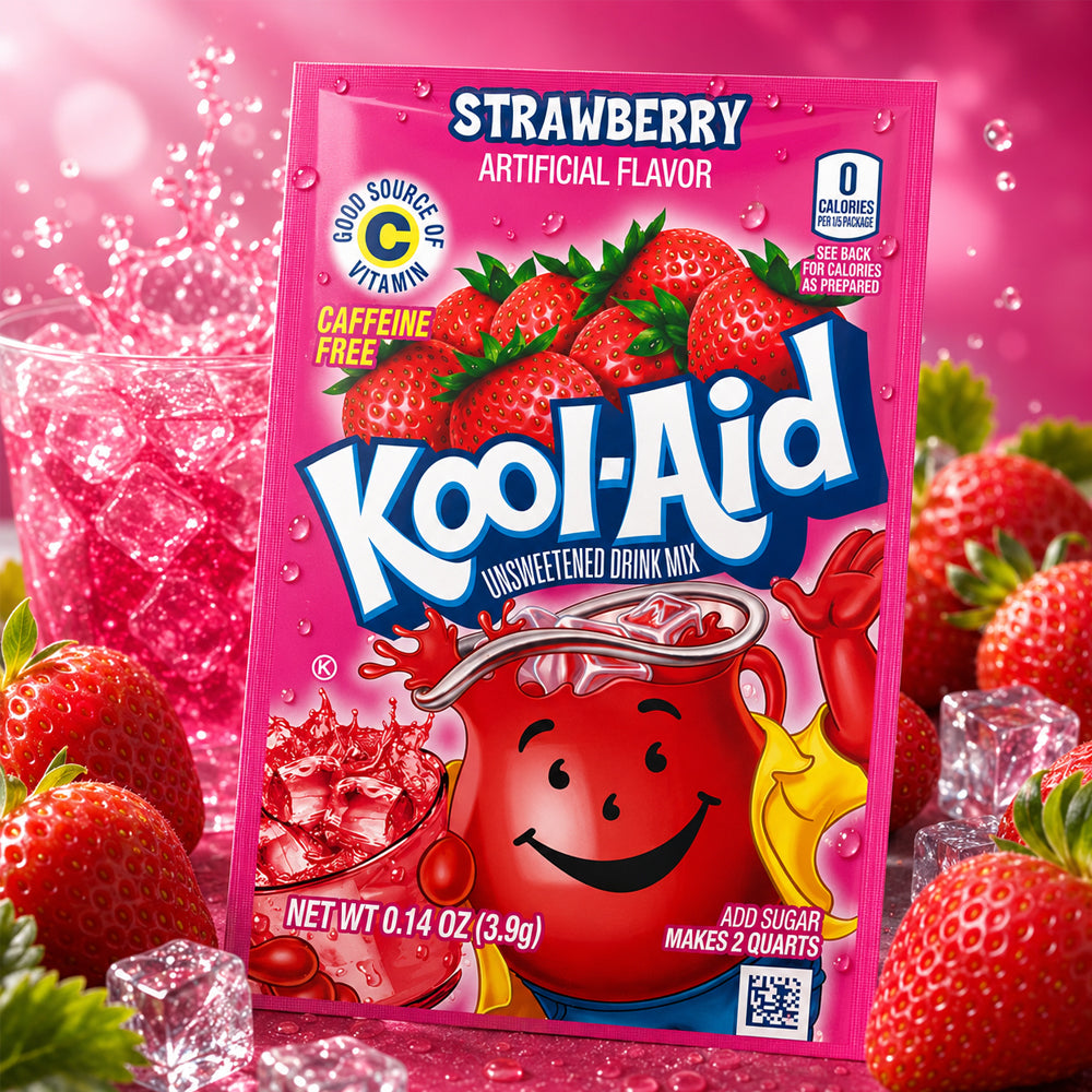 Kool Aid Unsweetened Drink Mix Strawberry 3,6g