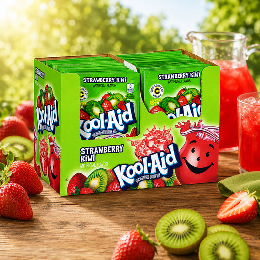 Kool Aid Unsweetened Drink Mix Strawberry Kiwi 48 x 4,8g Vorratspack