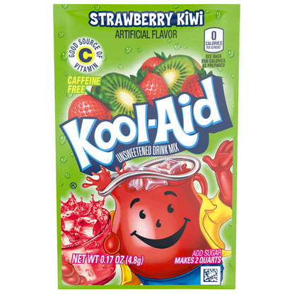 Kool Aid Unsweetened Drink Mix Strawberry Kiwi 4,8g