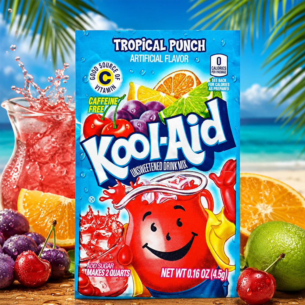 Kool Aid Unsweetened Drink Mix Tropical Punch 4,5g