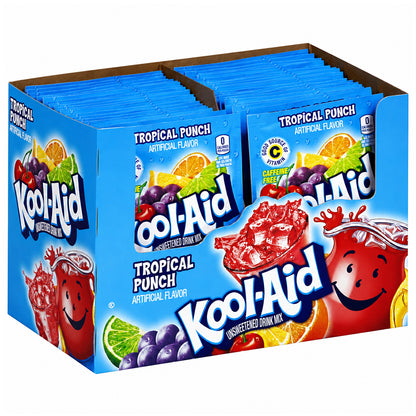 Kool Aid Unsweetened Drink Mix Tropical Punch 48 x 4,5g Vorratspack
