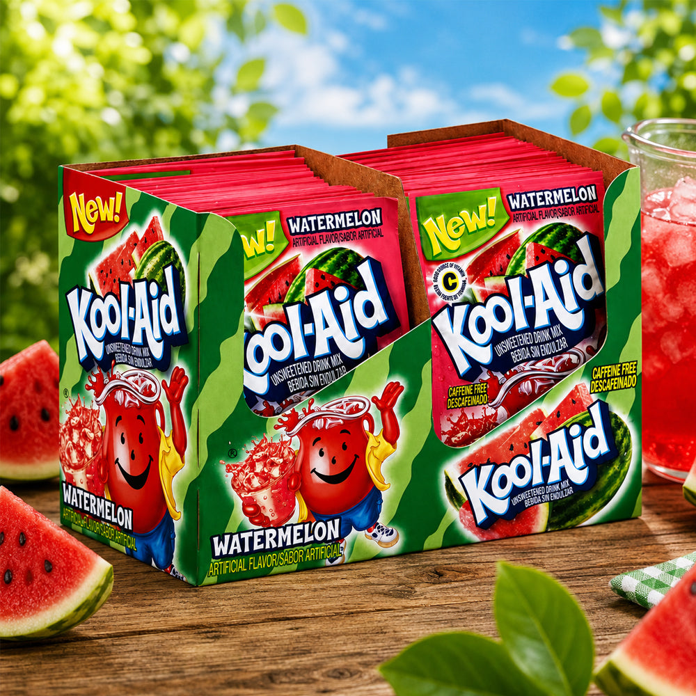 Kool Aid Unsweetened Drink Mix Watermelon 48 x 4,3g Vorratspack