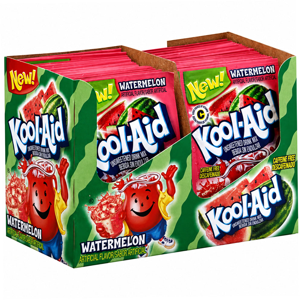 Kool Aid Unsweetened Drink Mix Watermelon 48 x 4,3g Vorratspack