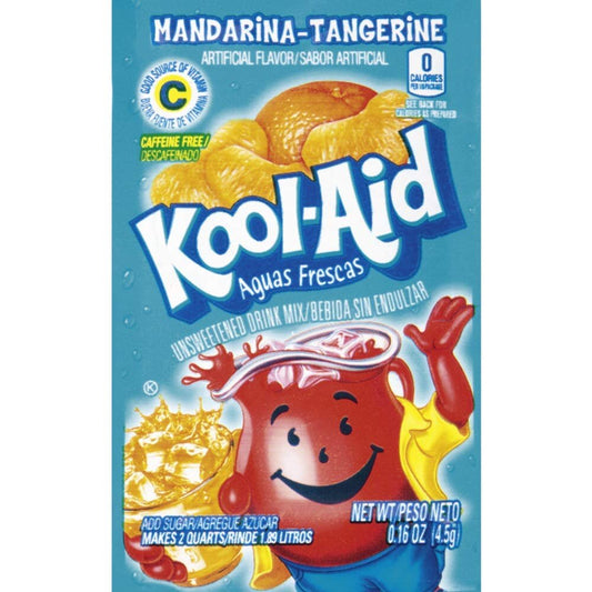 Kool Aid Unsweetened Drink Mix Mandarina-Tangerine 4,5g