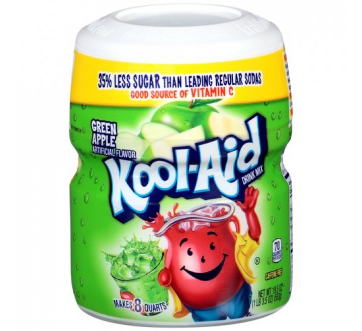 Kool Aid Drink Mix Green Apple 538g