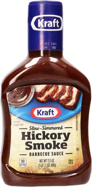Kraft Slow Simmered Hickory Smoke Barbecue Sauce 496g