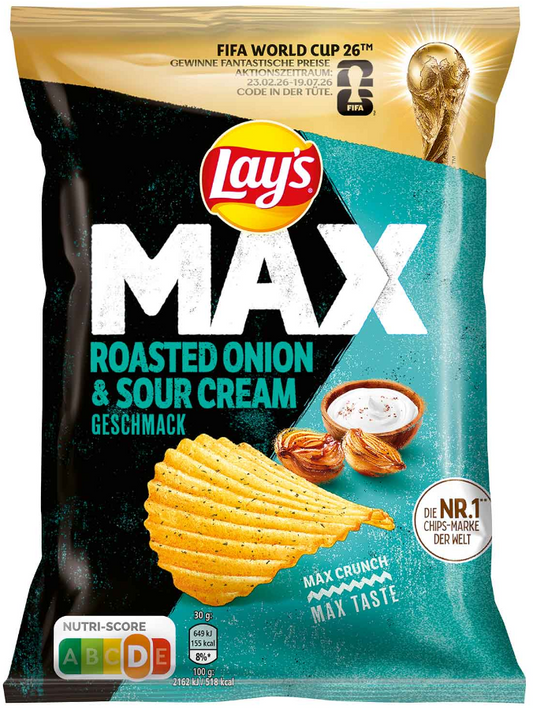 Lay's MAX Roasted Onion & Sour Cream 110g